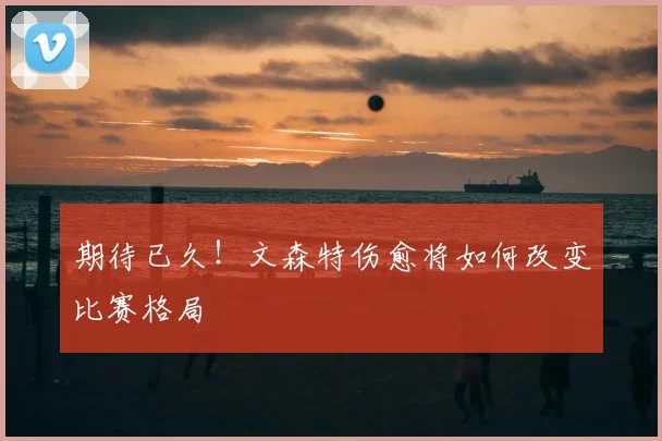 期待已久！文森特伤愈将如何改变比赛格局